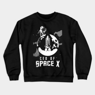 space x elon musk Crewneck Sweatshirt